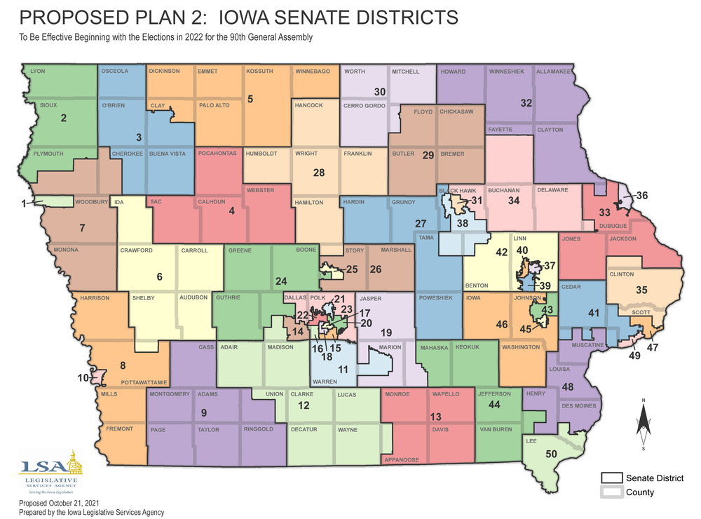 Local House, Senate districts to change - The Hartley Sentinel-The ...